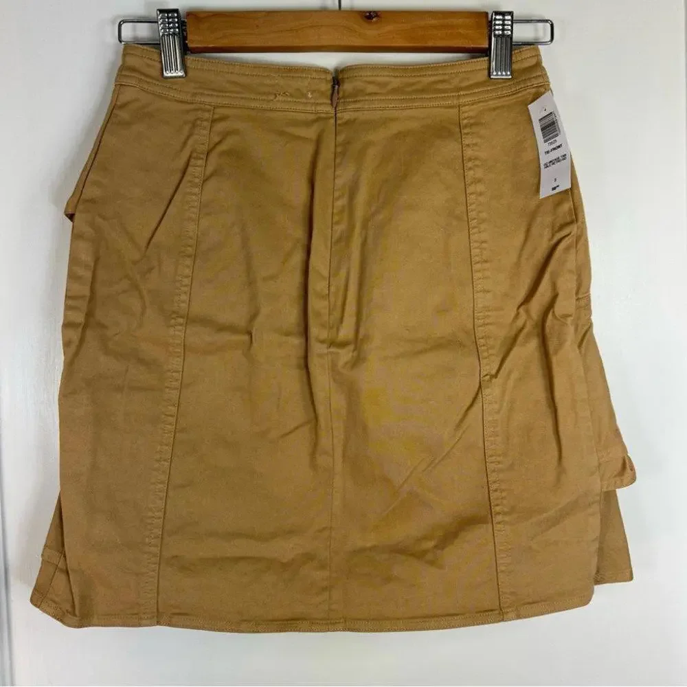 Aritzia Sunday Best Whitney Ruffle Mini Skirt - 2 - Tan